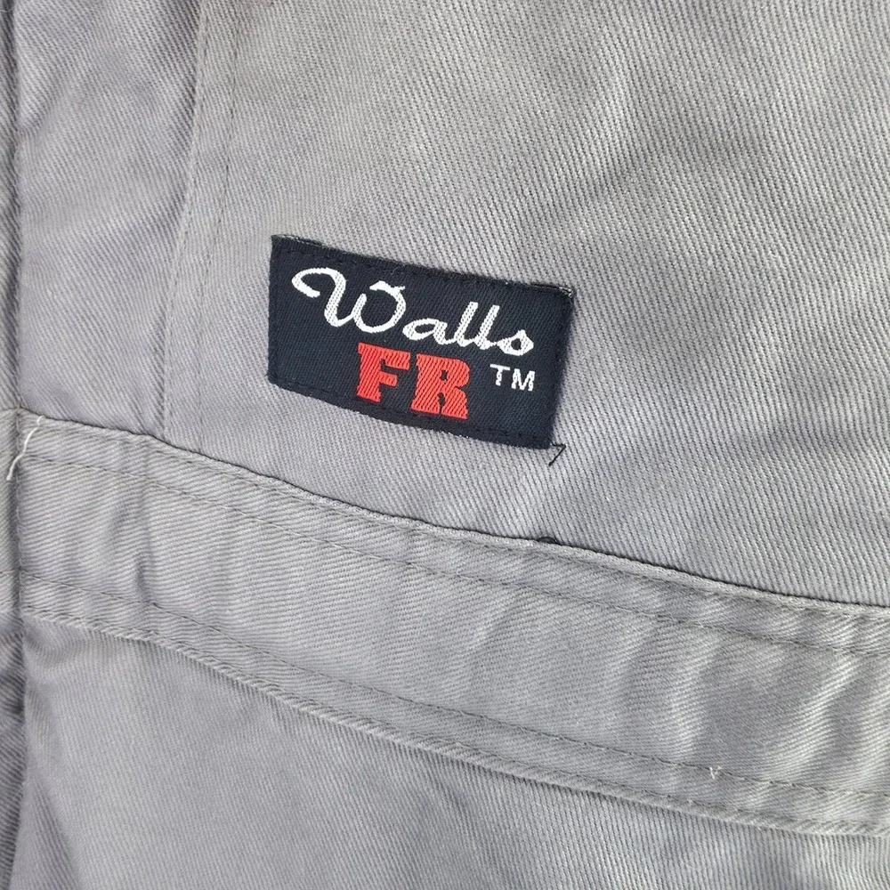 Walls FR Insulated Coveralls Mens 2XL Tall Gray Nomac Flame Resistant Workwear